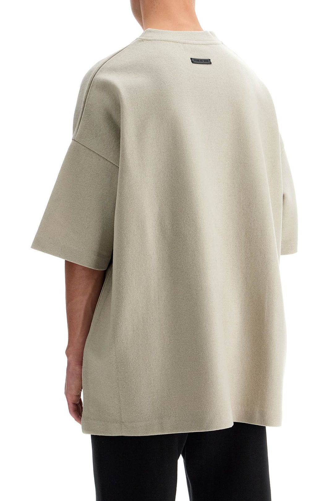 T Shirt Oversize In Lana Merino