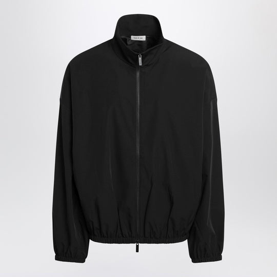 Black Nylon Track Jacket