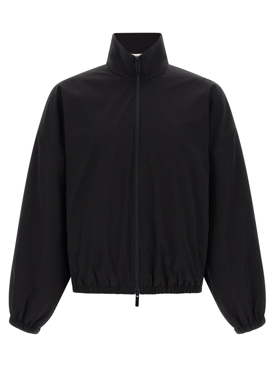 Track Puffer Jackets Black