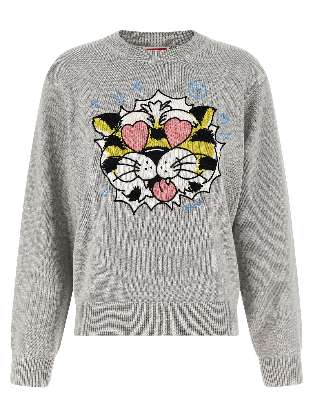 Kenzo Kenzo Wild Tiger Sweaters and Cardigans - Gray | 575bfb0aaf8c0394d3db5e6b16b4403d6b760504