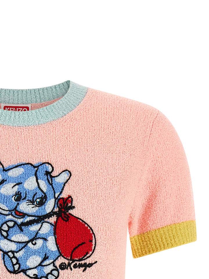 Kenzo Kenzo Cartoon Tops - Pink | 7f479eea6a48f4944f219078cb46b791f5741214