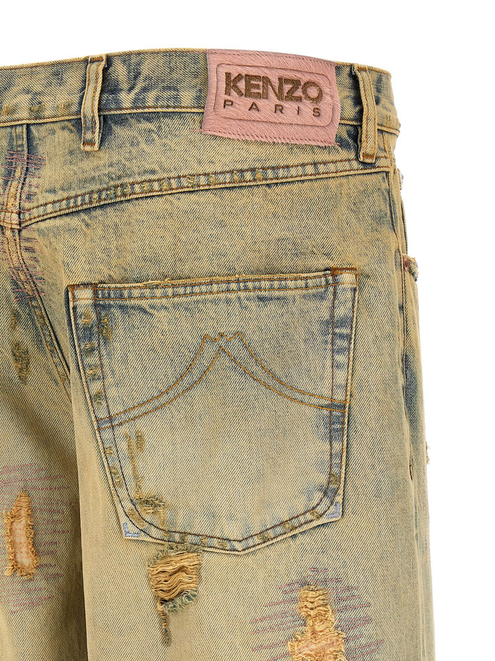 Kenzo Denim Kuroki Jeans - Yellow | a848fa5b73dc3ac8b39f3badd2ce62f460c44afb