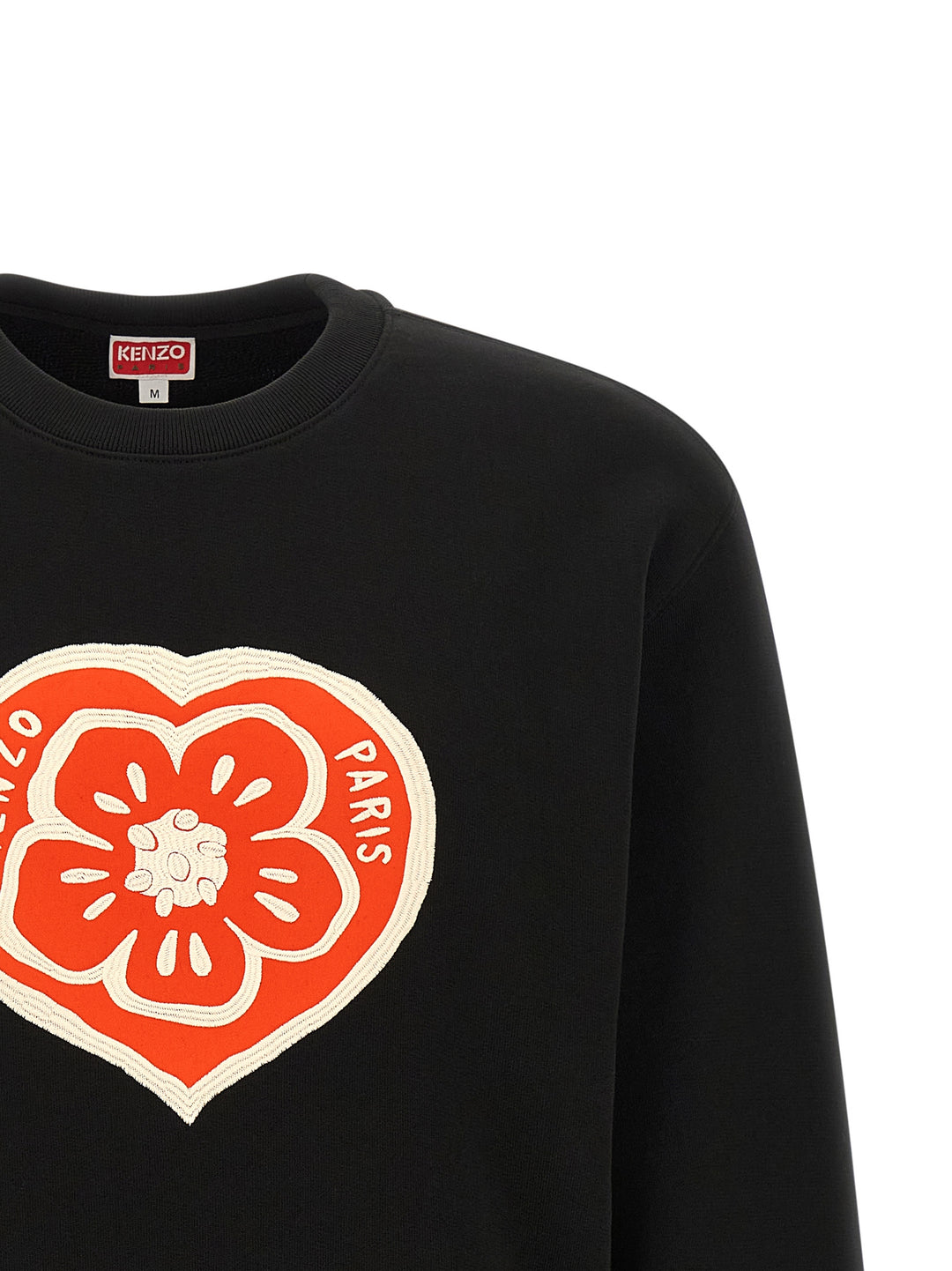 Kenzo Kenzo Boke Heart Classic Sweatshirt - Black | b12365d0a6c6b41ddfc019f0e8cf0b7bc7c64e35