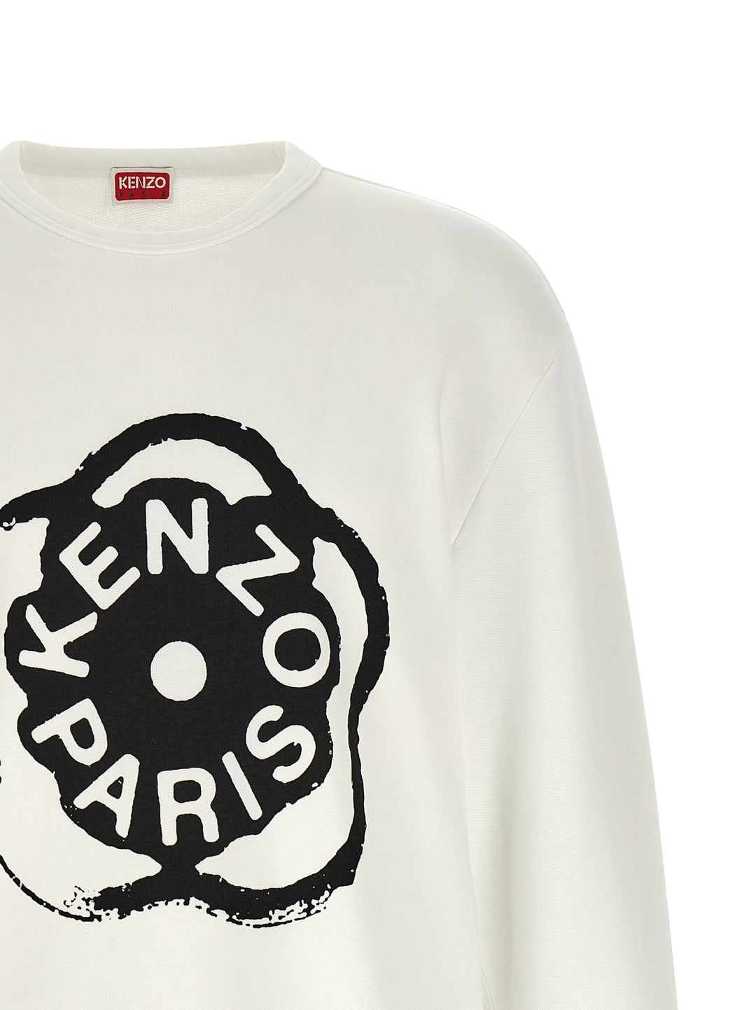 Kenzo Boke Flower 2.0 Sweatshirt - White/Black | 049a8734696680e7d97d3d02c4fc53fe2d85d162