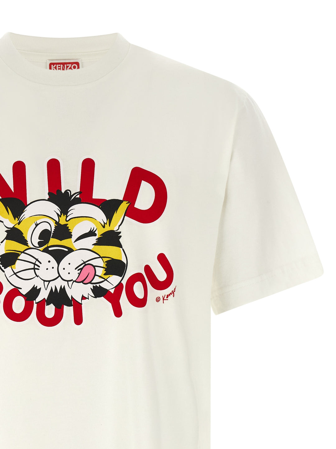 Kenzo Wild Tiger T-shirt - White | 895dc64cf975ca53a403b062d11b34bda691d8a0