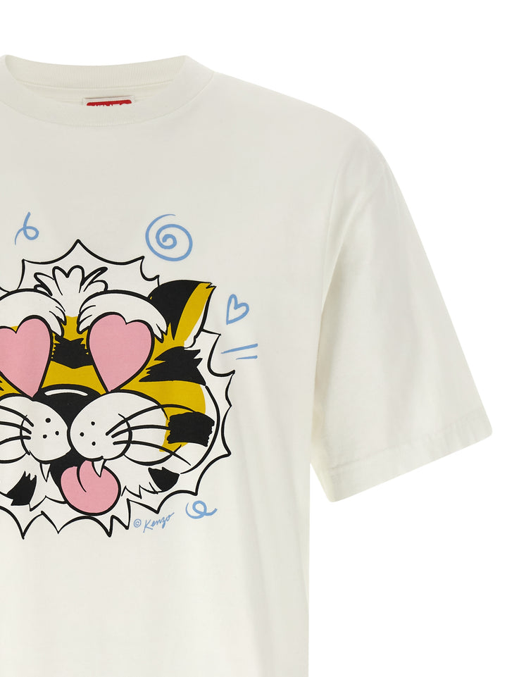 Kenzo Wild Tiger T-shirt - White | e7d0147e55803a5b6f9e8cdd9e7b532e4b6f14d8