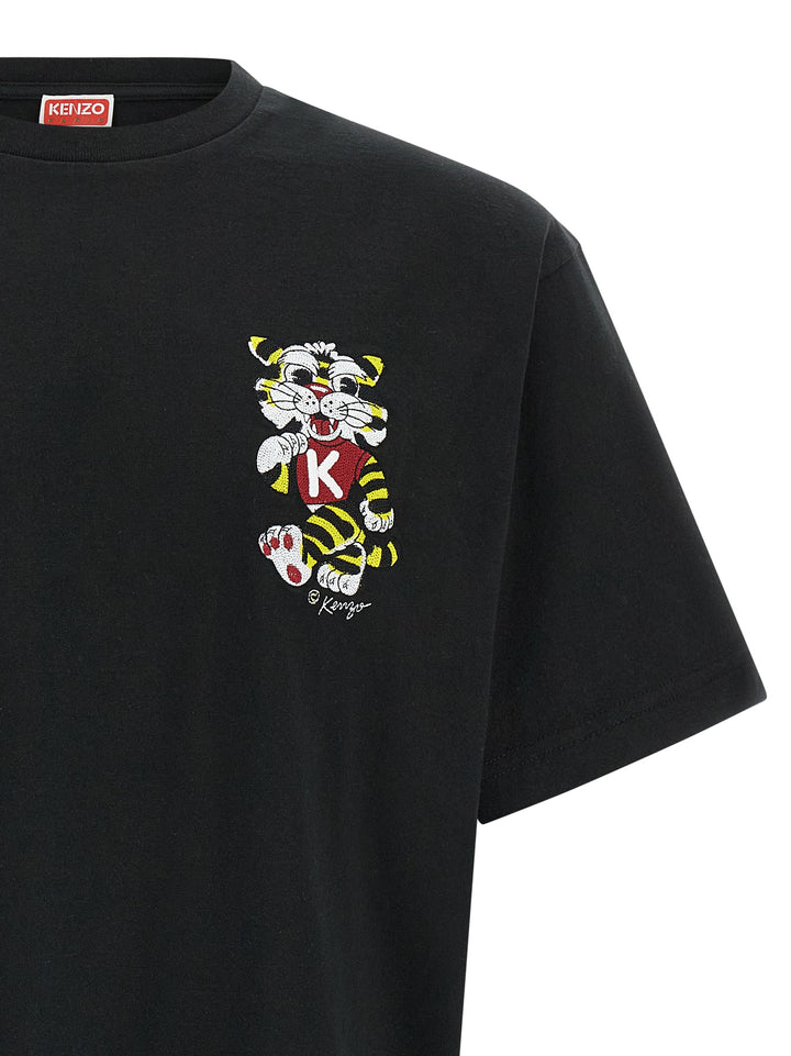 Kenzo Wild Tiger Embroidered T-shirt - Black | 6a808568a78b2e26c7edfbfe8bd51f52572cdc83