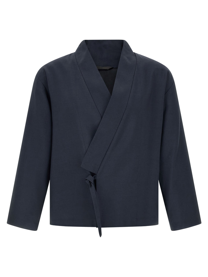 Kenzo Kimono Blazer - Blue | e0fd5363b4429fc2477294a071d4502d5b0bdac2
