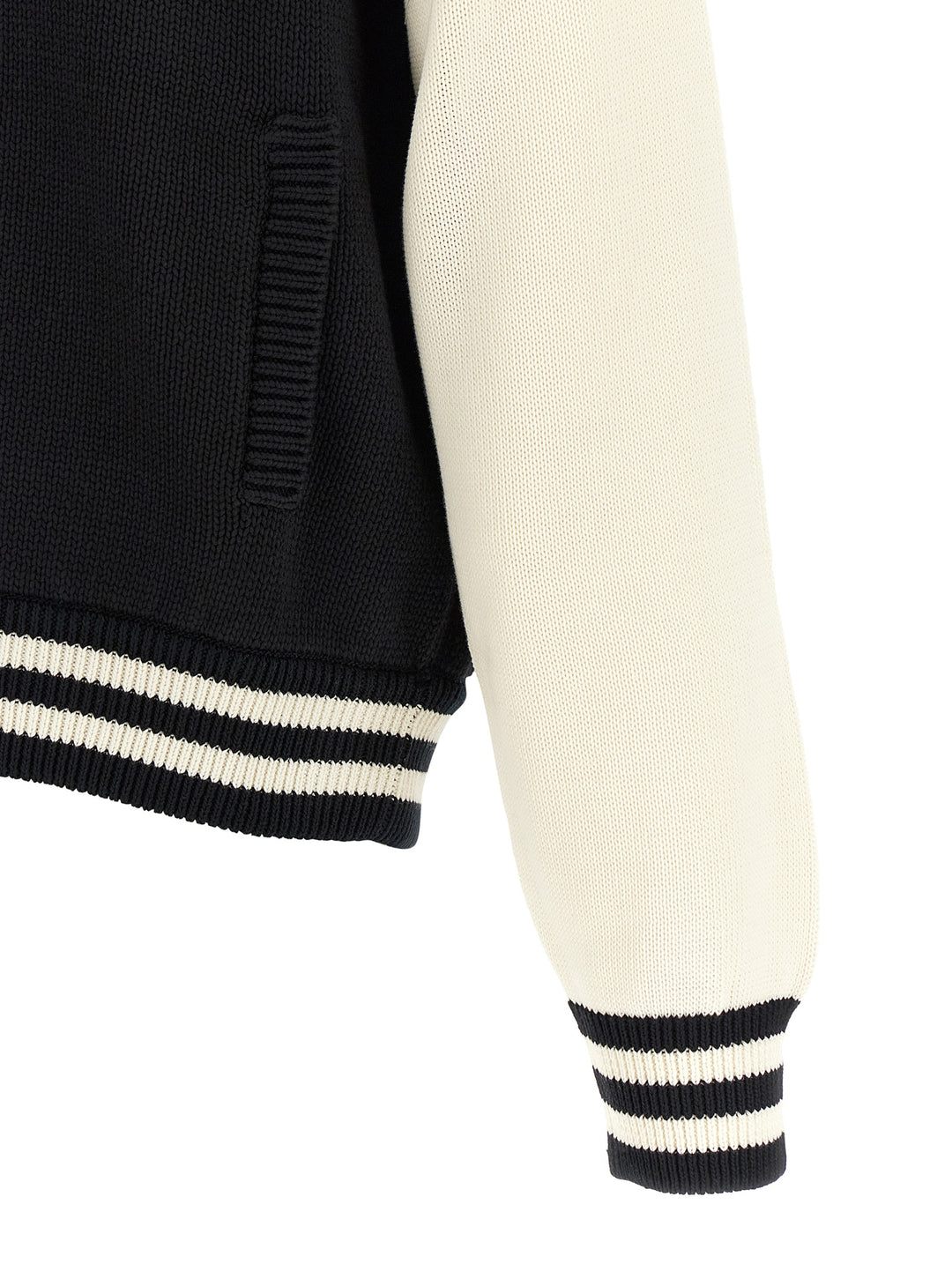 Kenzo Kenzo Paris Emblem Sweaters and Cardigans - White/Black | 6ef9246f6bffb2245c1be76a3129b787cf9bdcfd