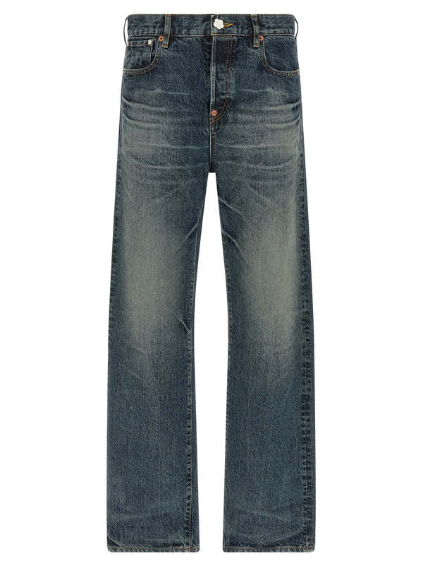 Boke Flower Jeans Blue