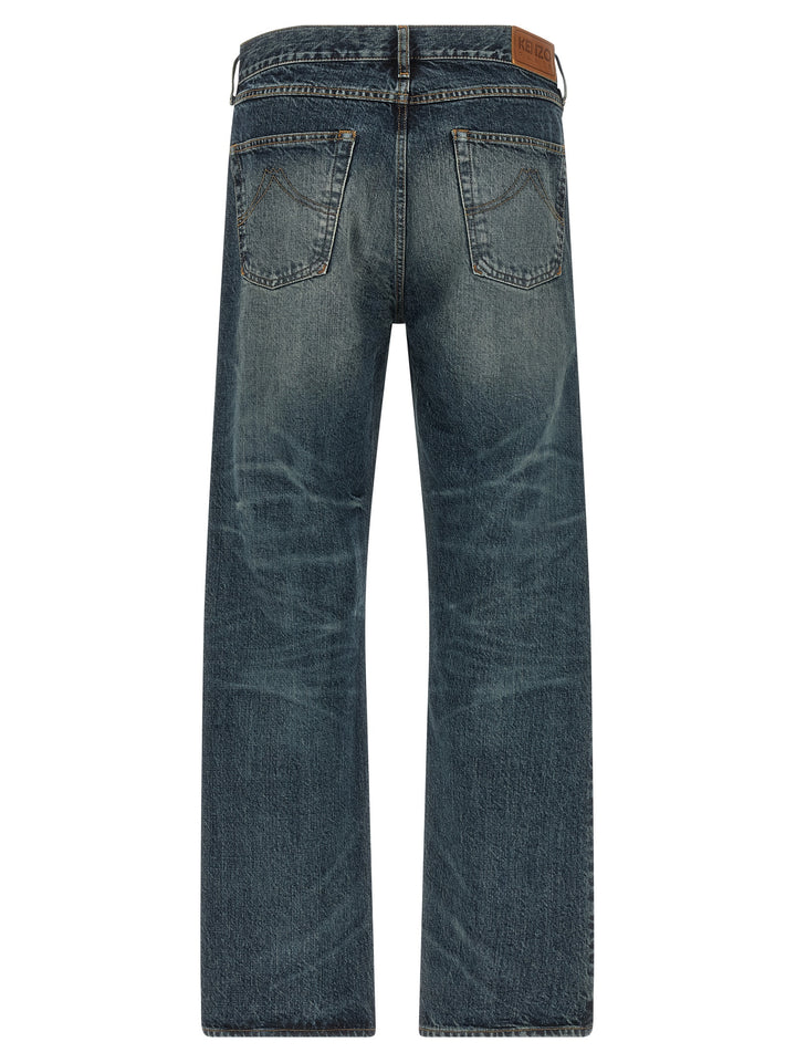 Kenzo Boke Flower Jeans - Blue | e787333c8153d76e6405bce367fc8ff9c6837a85