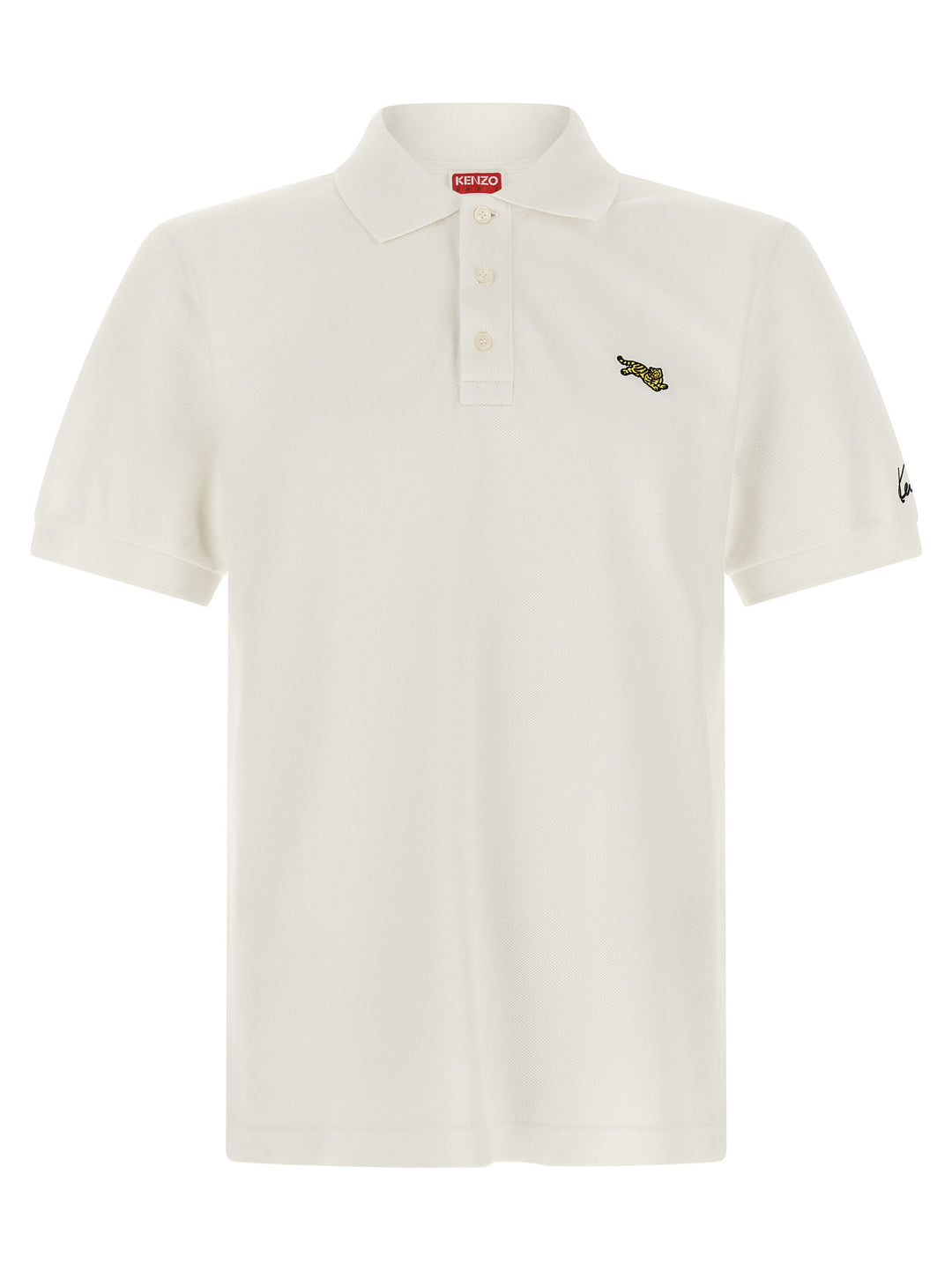 Kenzo Kenzo Happy Tiger Polo - White | d774409728922cdfe09f95f0aecf1a7e3469ba7e