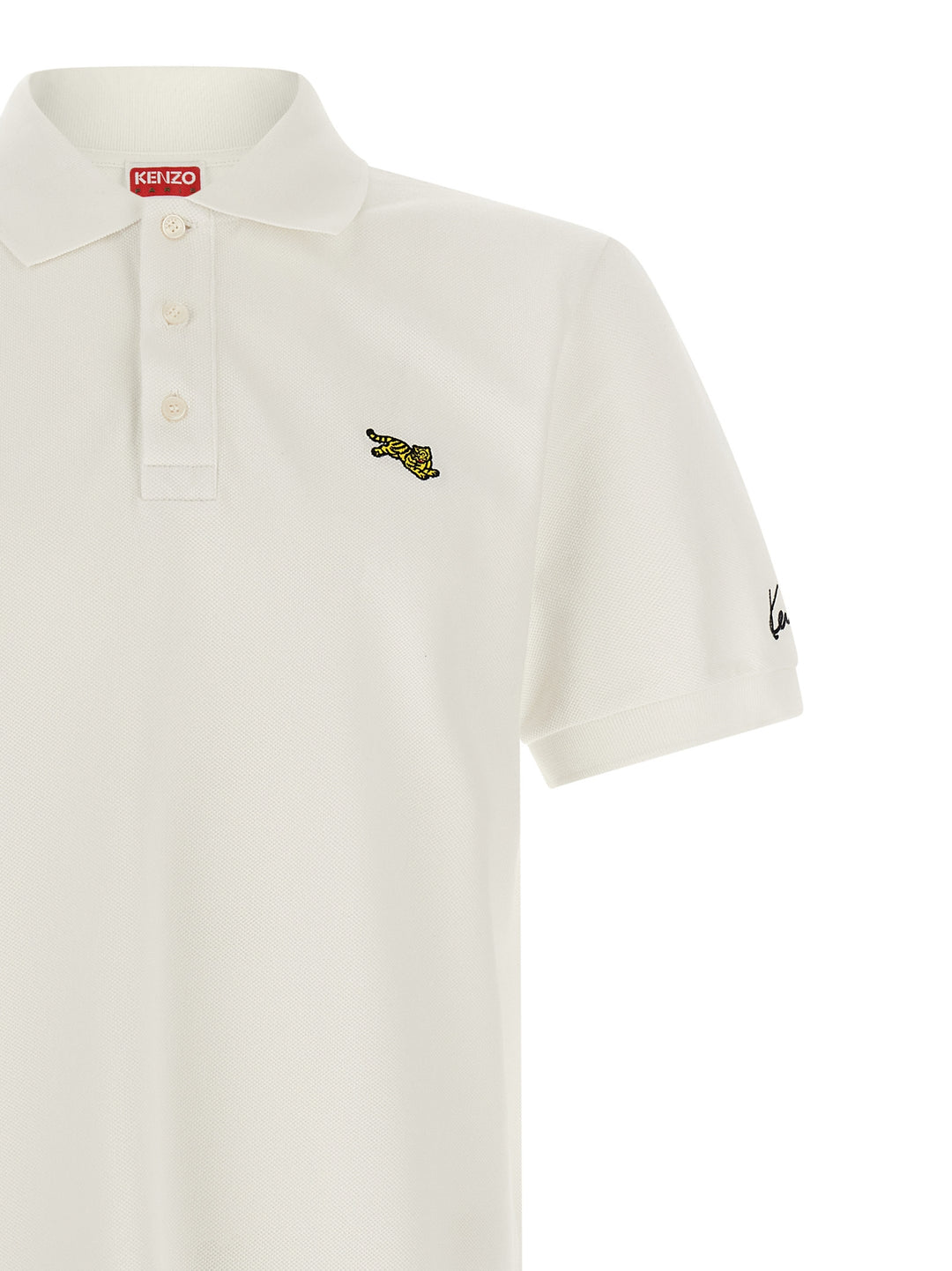 Kenzo Kenzo Happy Tiger Polo - White | 94e9cdeb128b348ed0f1f61b789dd4976a031880