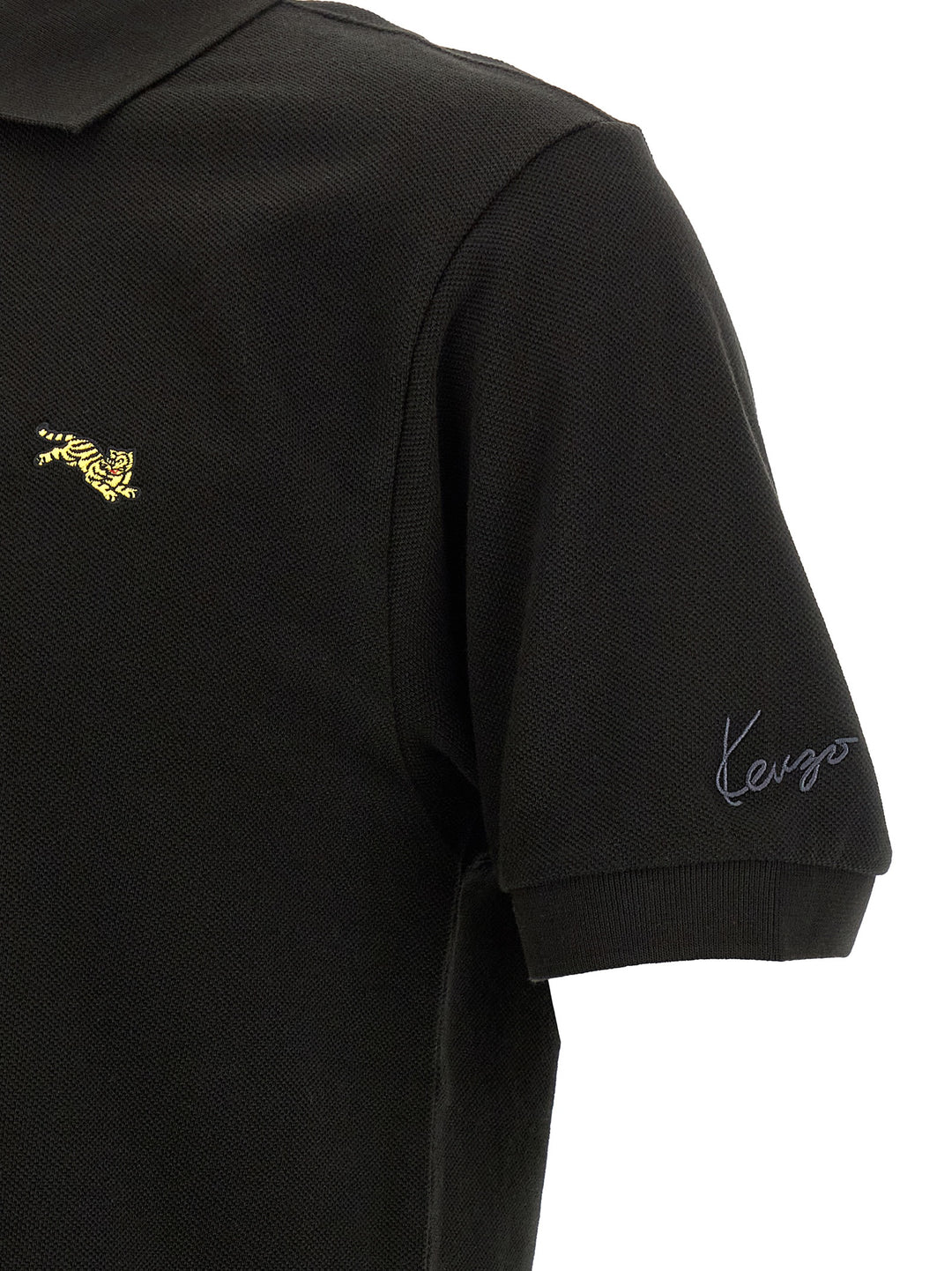 Kenzo Kenzo Happy Tiger Polo - Black | 356b3972d4f13df313f3d54f3fc2685e4470302a