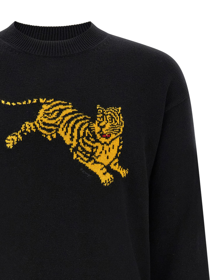 Kenzo Jumping Tiger Sweatshirt - Black | 251a2a6903d38243ba95a34f537dedd7878bbae0