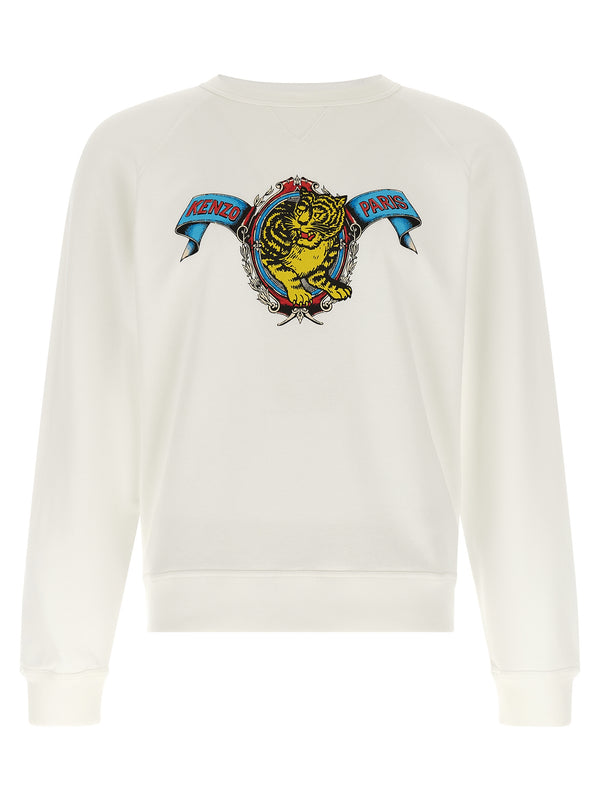 Kenzo Jumping Tiger Sweatshirt White