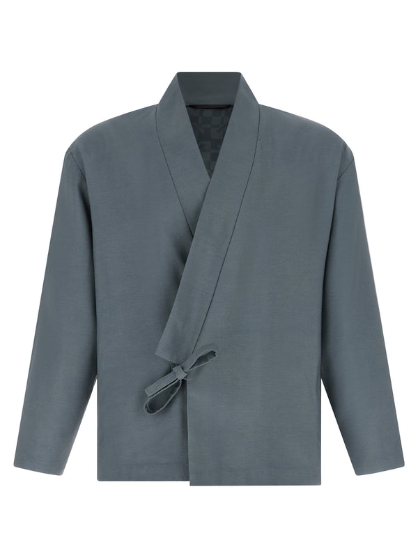 Kimono Blazer Gray