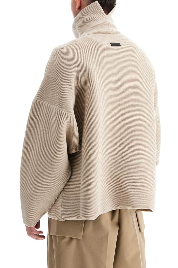 High Neck Ottoman Pullover