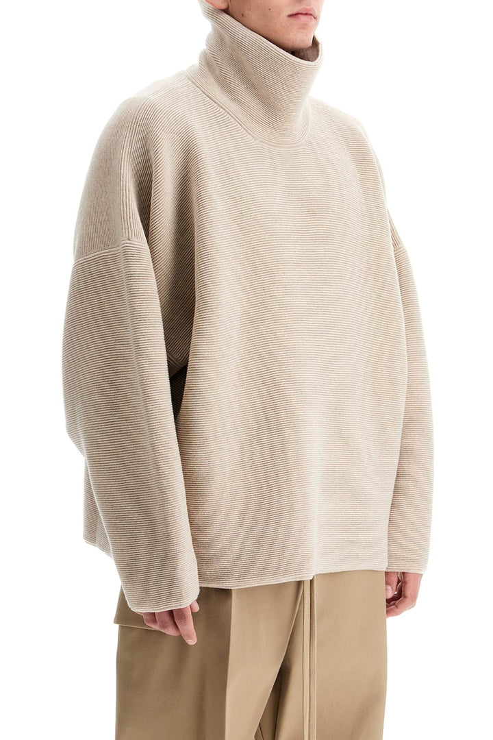 High Neck Ottoman Pullover