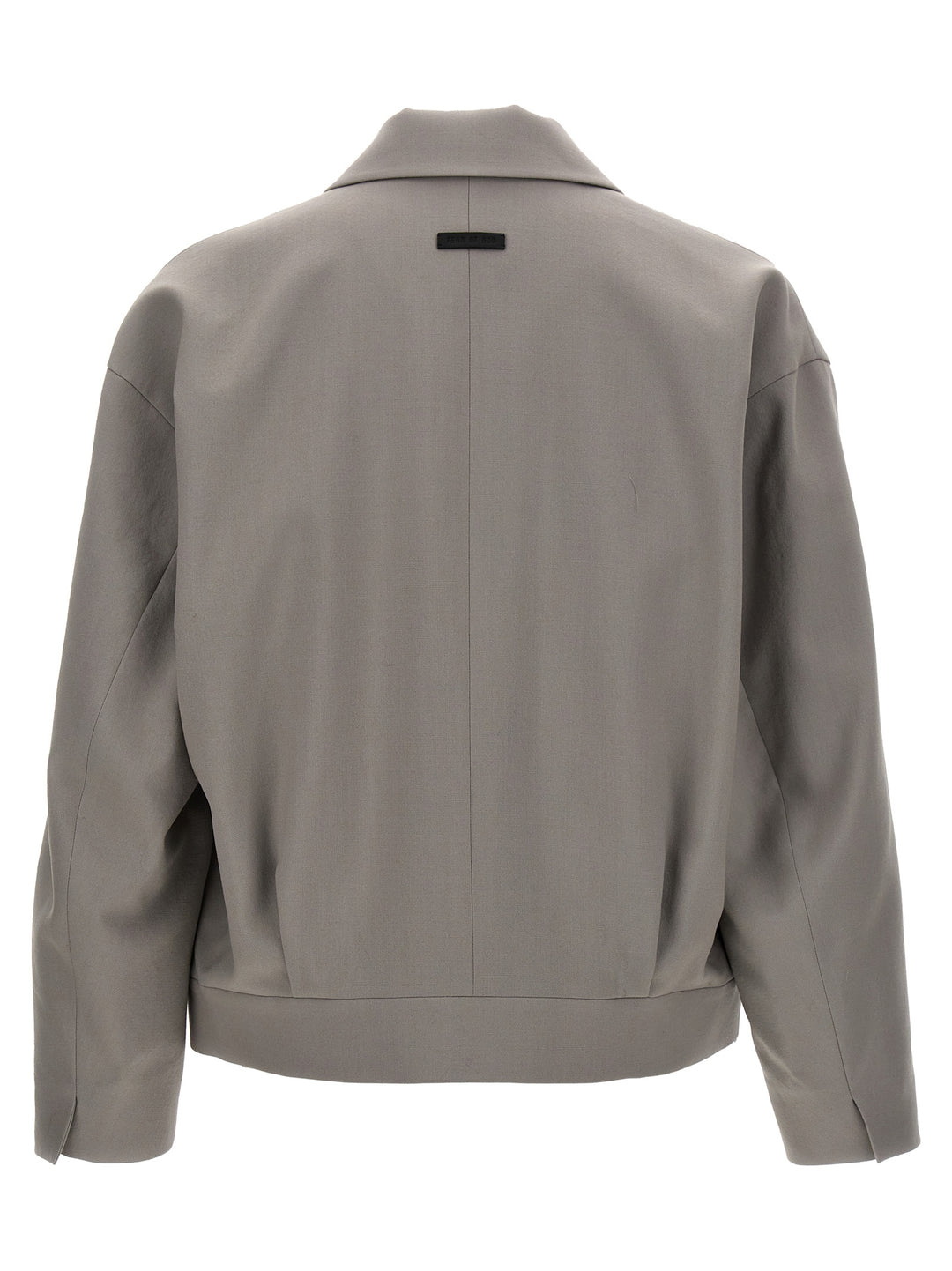 Notch Lapel Casual Jackets, Parka Gray