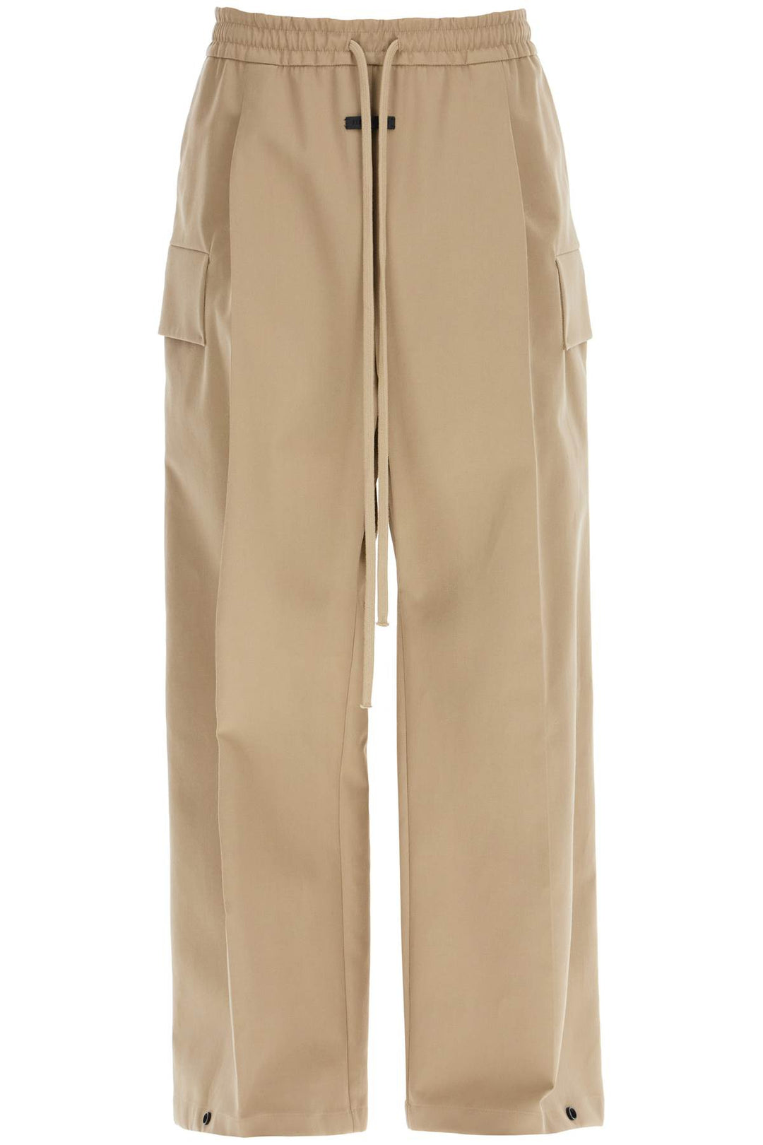 Cargo Wool And Cotton Blend Trousers