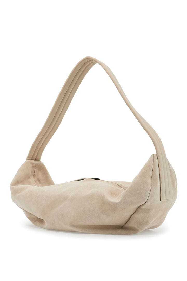 Borsa Shell In Pelle Scamosciata