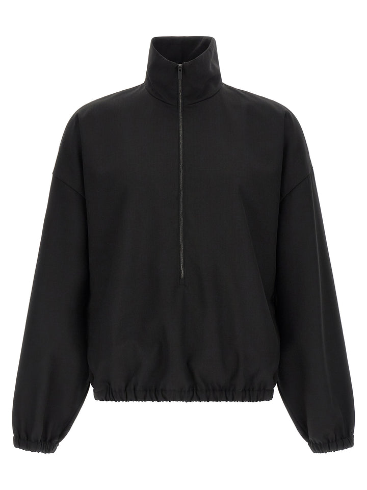 Fear Of God Half-Zip Sweatshirt - Black | 00afc1338c1ebb9a4c5b28542da3d3b6ec4d96db