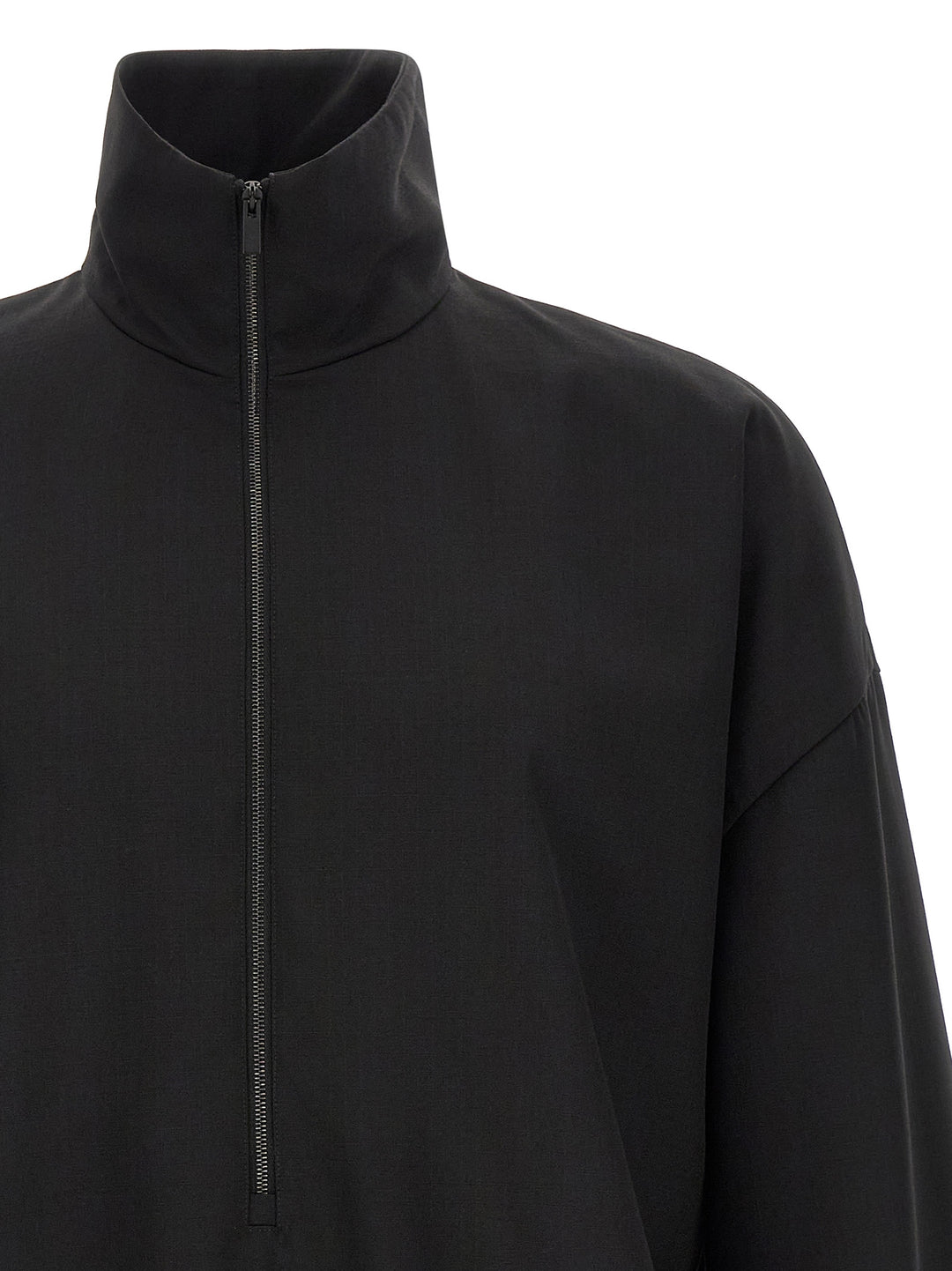 Fear Of God Half-Zip Sweatshirt - Black | 2a21edf75e0869d636238ee7009beaf3724eae22