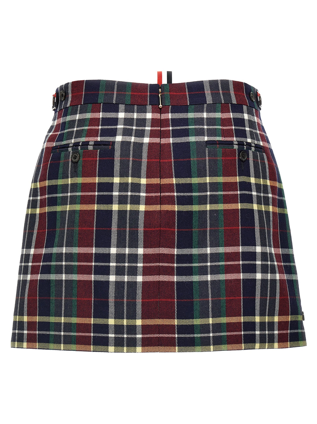 Tartan Twill Skirt Skirts Multicolor