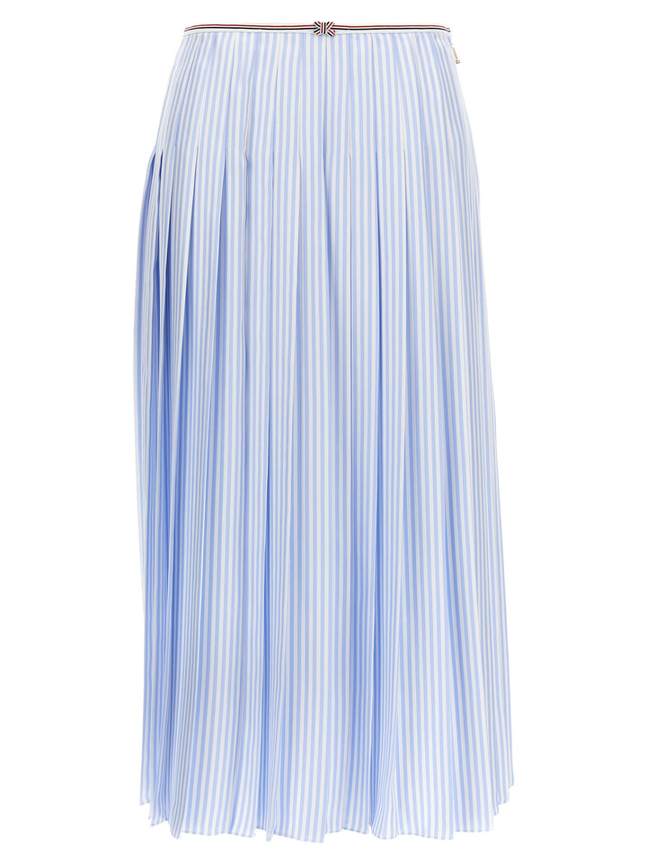 Thom Browne Silk Skirt Skirts - Light Blue | 9387094ae1b767f82cbb41ad8a88eadb2afef9d0