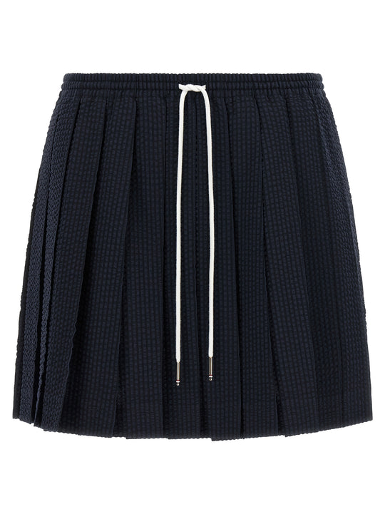Striped Skirt Skirts Blue