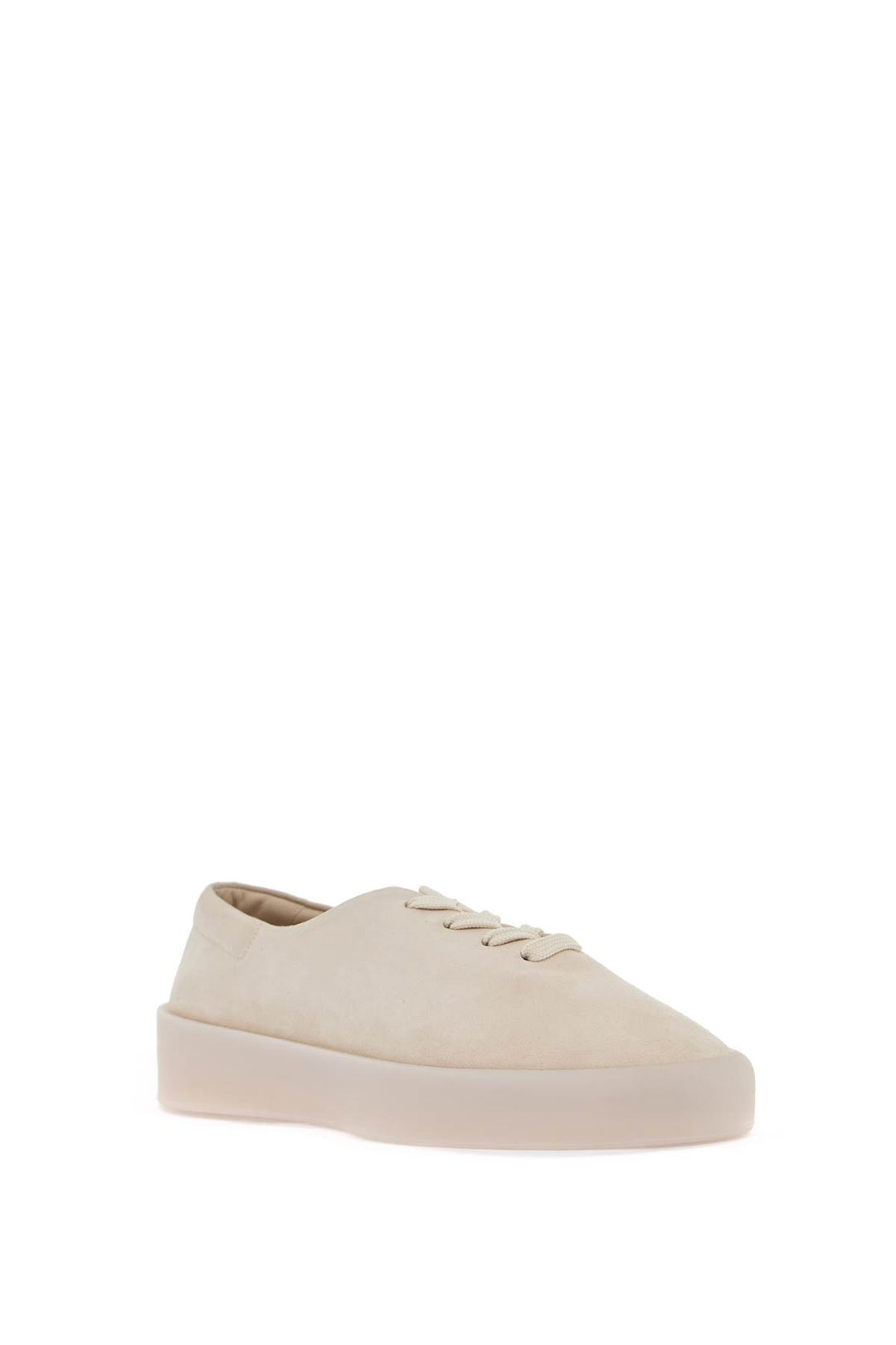 Minimalist Suede Sneakers 101 Bone