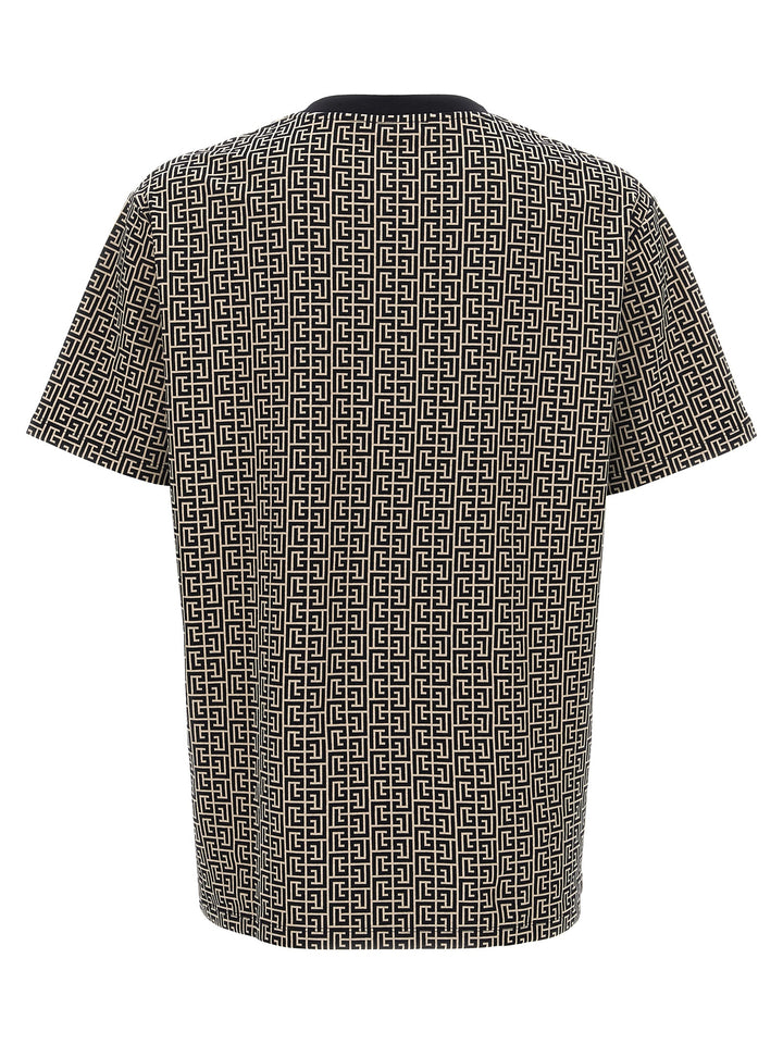 Balmain Monogram Couture T-shirt - White/Black | a83e342bbe37b8ab23bc62998155c85288220861
