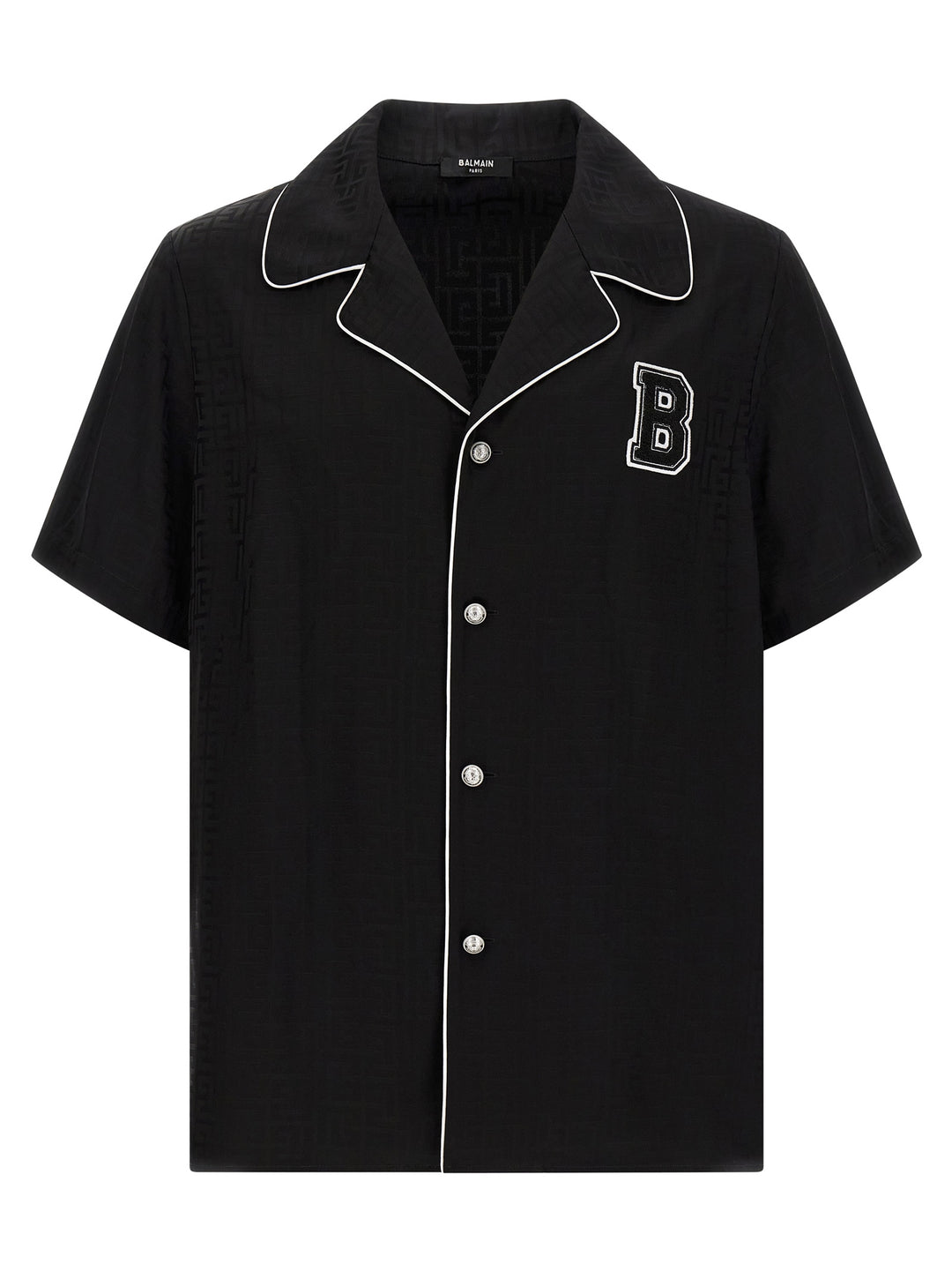 Balmain Balmain Varsity Shirt and Blouse - Black | b4e05bd436c21a5ec0d18c02e7458416cf680087