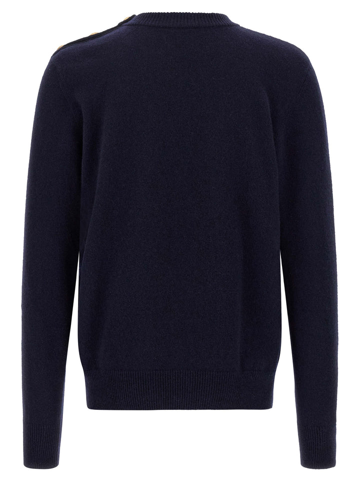 Balmain Leone Catena Sweaters and Cardigans - Blue | d4aadc05fbfc56ac48f24ef74c93ed0bded8b02f