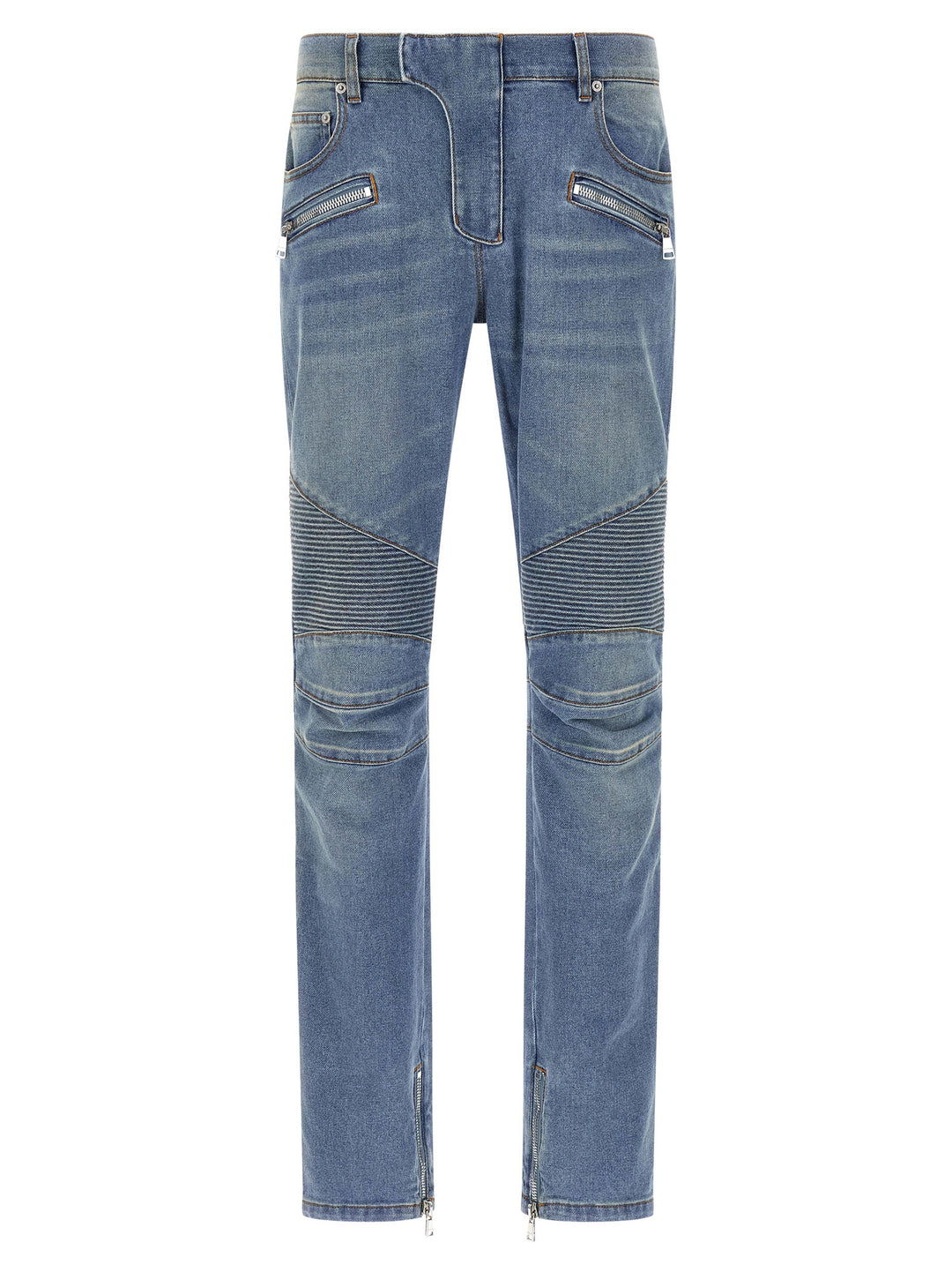 Balmain Biker Jeans - Blue | b87da83f8bb212e8aa2e106e4f07c5f70560ce66