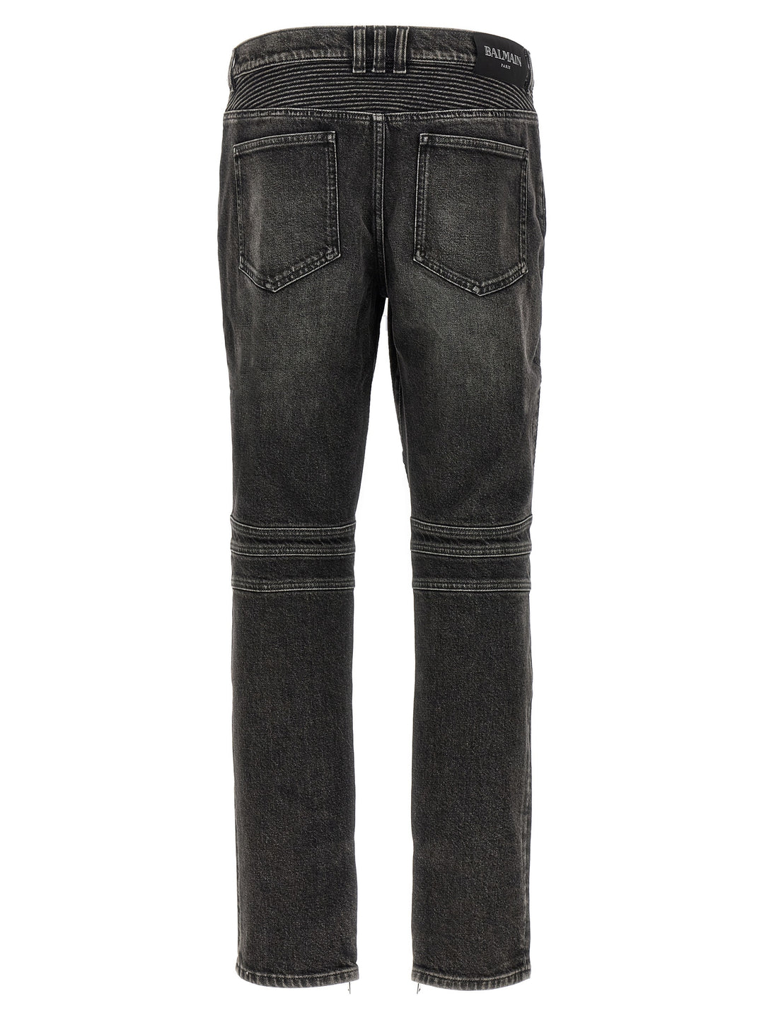 Balmain Biker Jeans - Gray | 782f94137efff57f0d09b3eb14025ebb18bc10ef