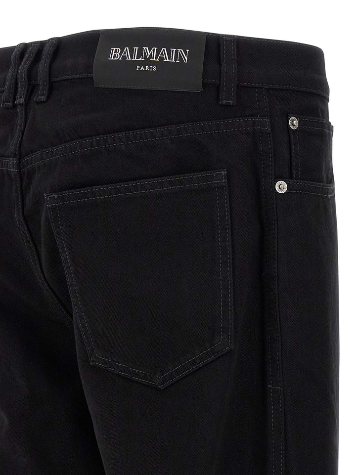 Balmain Regular Jeans - Black | 6b8372fc44531ee84f4990a8ead801308d720ade