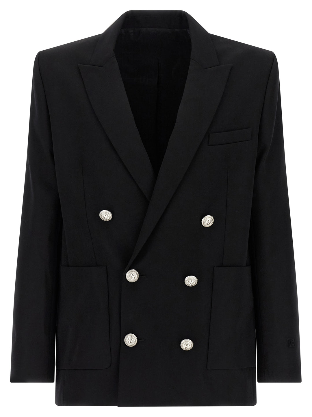 Balmain Grain De Poudre Blazer - Black | 7dde53629ec81254a9d57ea5cf3638217a2eabc1