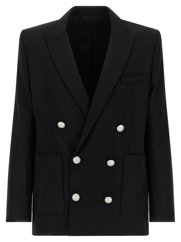Balmain Grain De Poudre Blazer - Black | 7dde53629ec81254a9d57ea5cf3638217a2eabc1