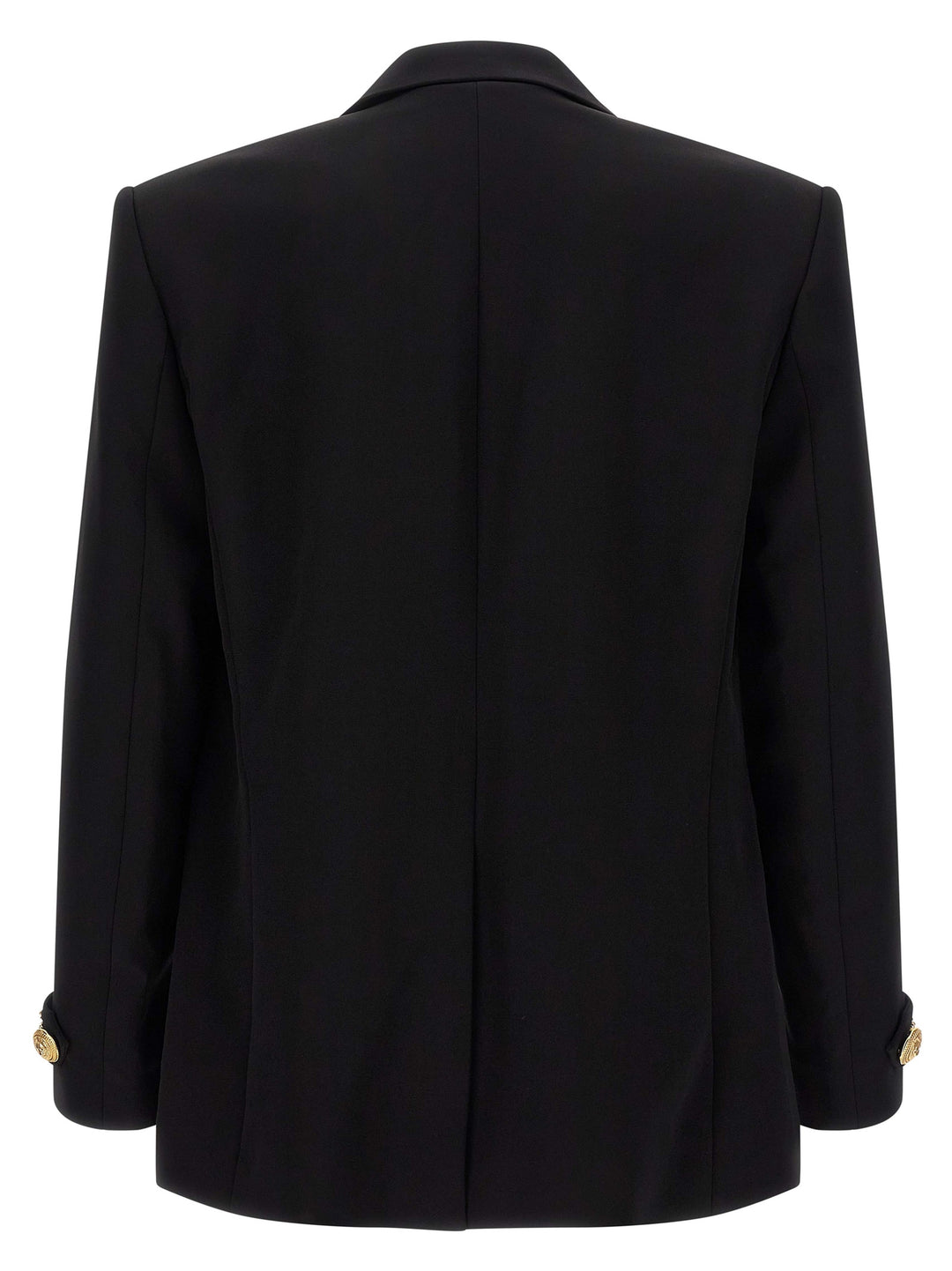 Balmain Leaf Embroidery Blazer - Black | 6370bcdee6d5e93755f1799640f78361139e02d3