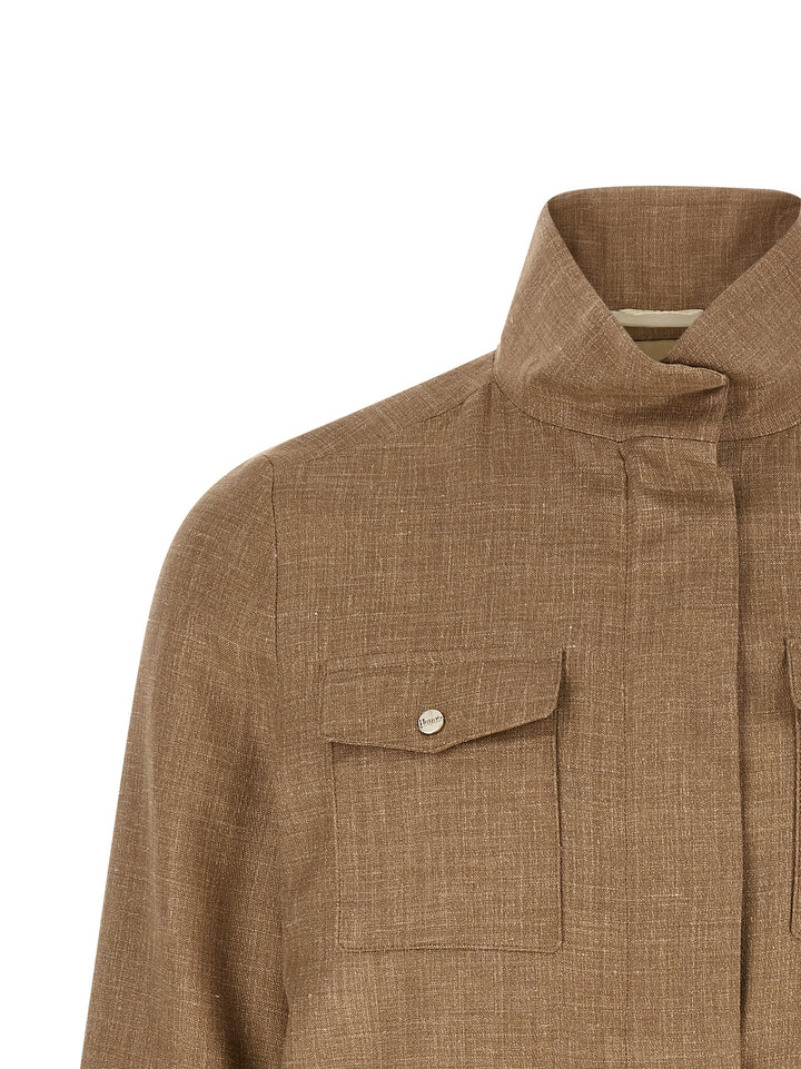 Herno Field Puffer Jackets - Beige | f36087fe620cf399916f6085d1bdcb95c8e9b605