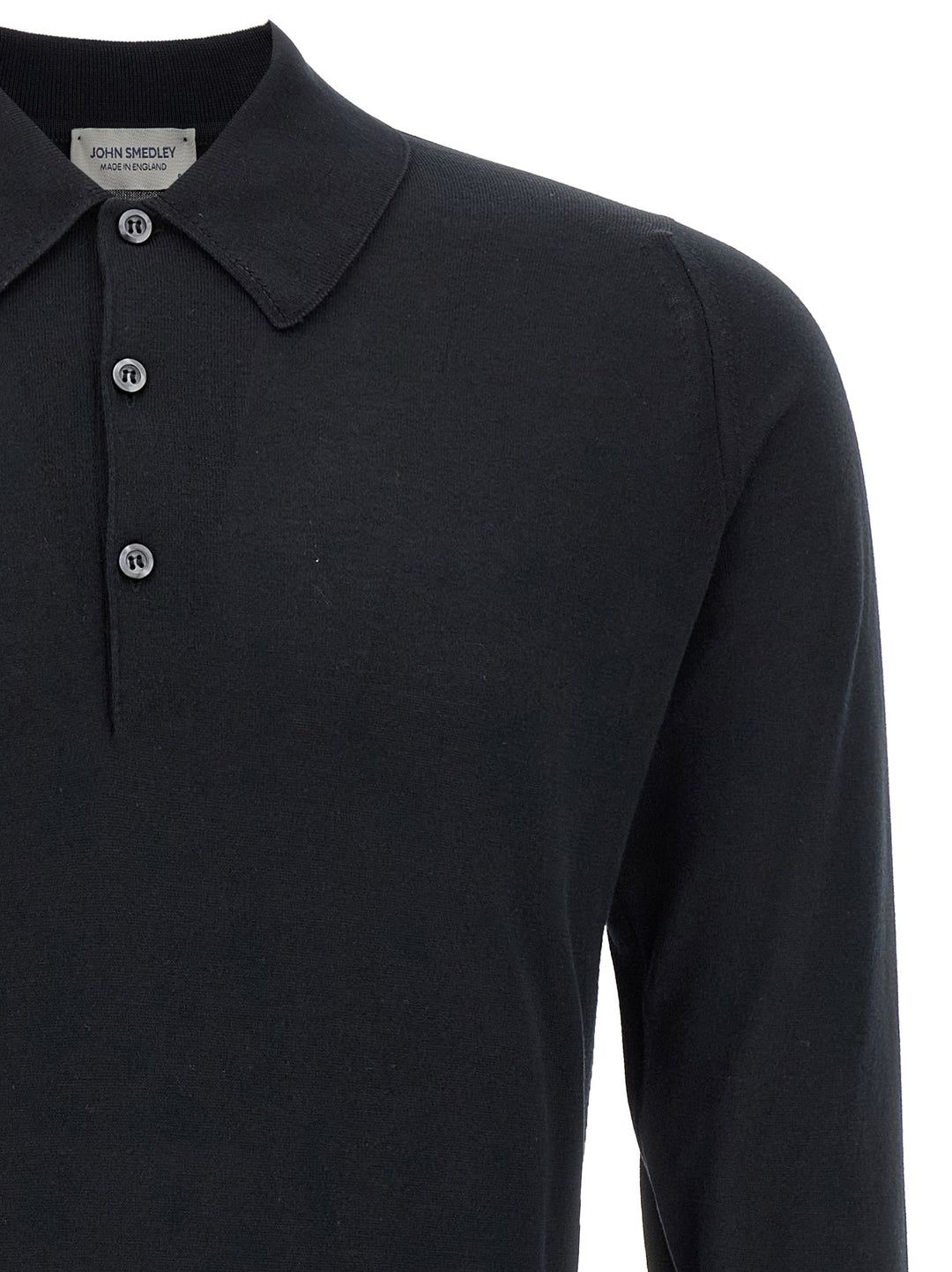 John Smedley Finchley Polo - Black | 2fc0068c9aefead2a668701f127a77fb3a343aea