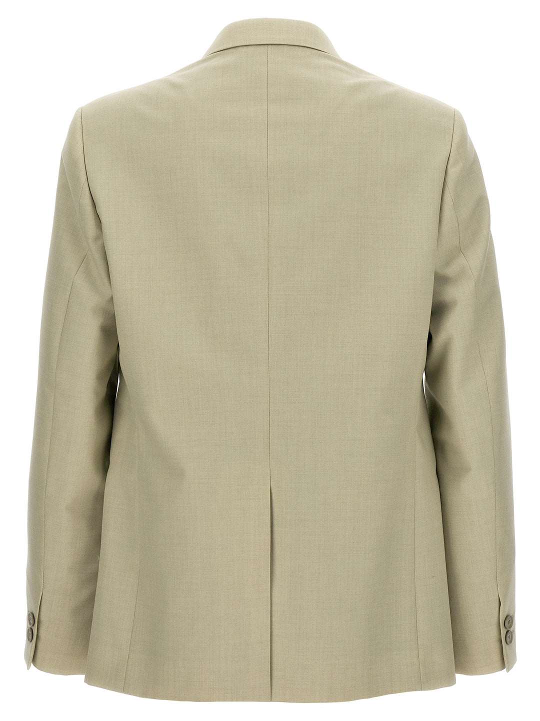 Fendi Single-Breasted Wool Blazer - Beige | 3241ddfea9835b02b2215382bc09c70b1ba4865f