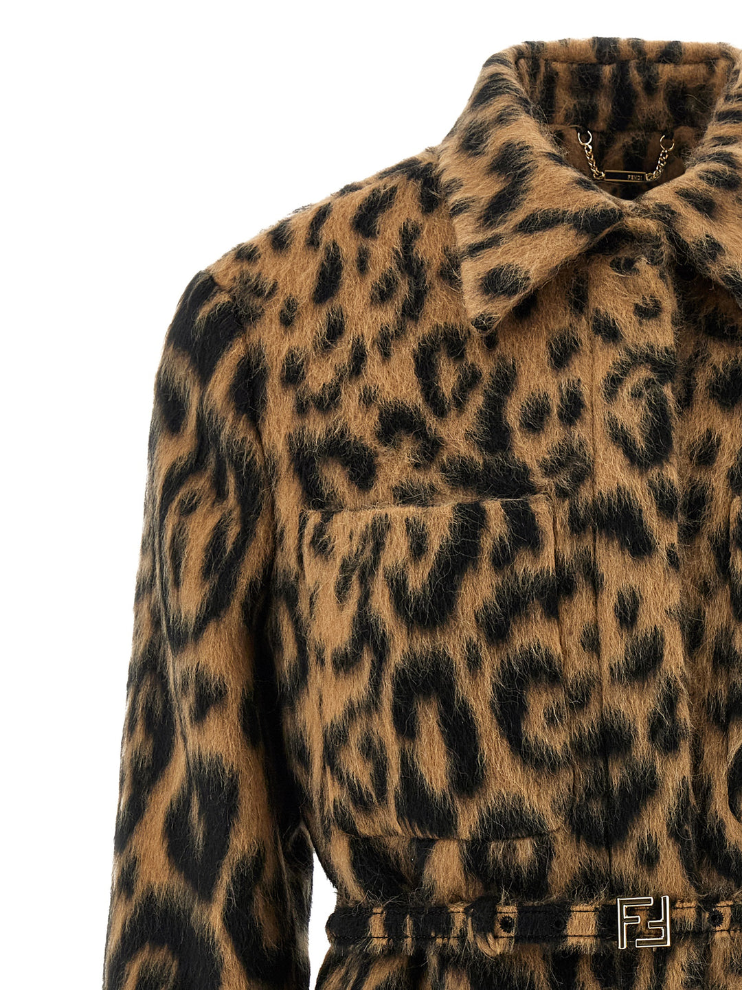 Fendi Animalier Jacket Coats and Trench Coats - Beige | e38c8996c03c6ea35498dd7a55345cc678ac7eb4
