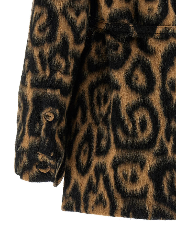 Fendi Animalier Jacket Coats and Trench Coats - Beige | 0673376e510e3e37f68e909d9c1c71c216c12e05