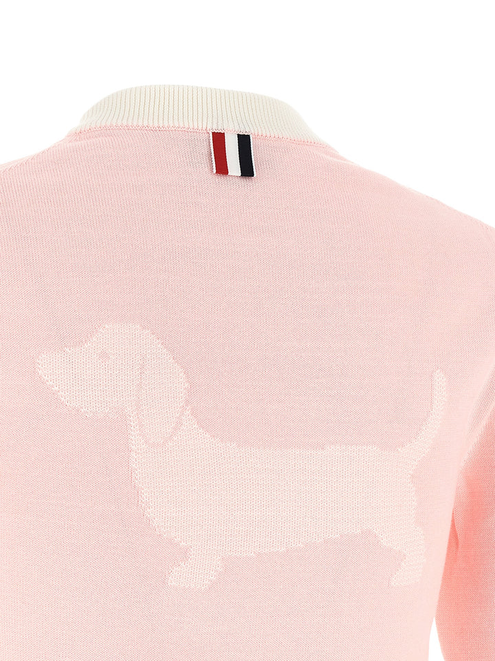 Thom Browne Hector T-shirt - Pink | b520a83624750b1a6e79f9fff5c5ca39d5f79e5d