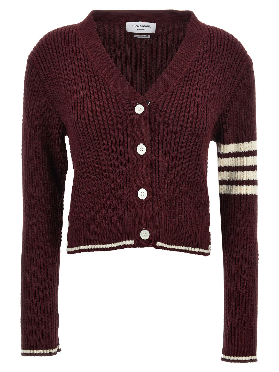 4 Bar Sweater, Cardigans Bordeaux