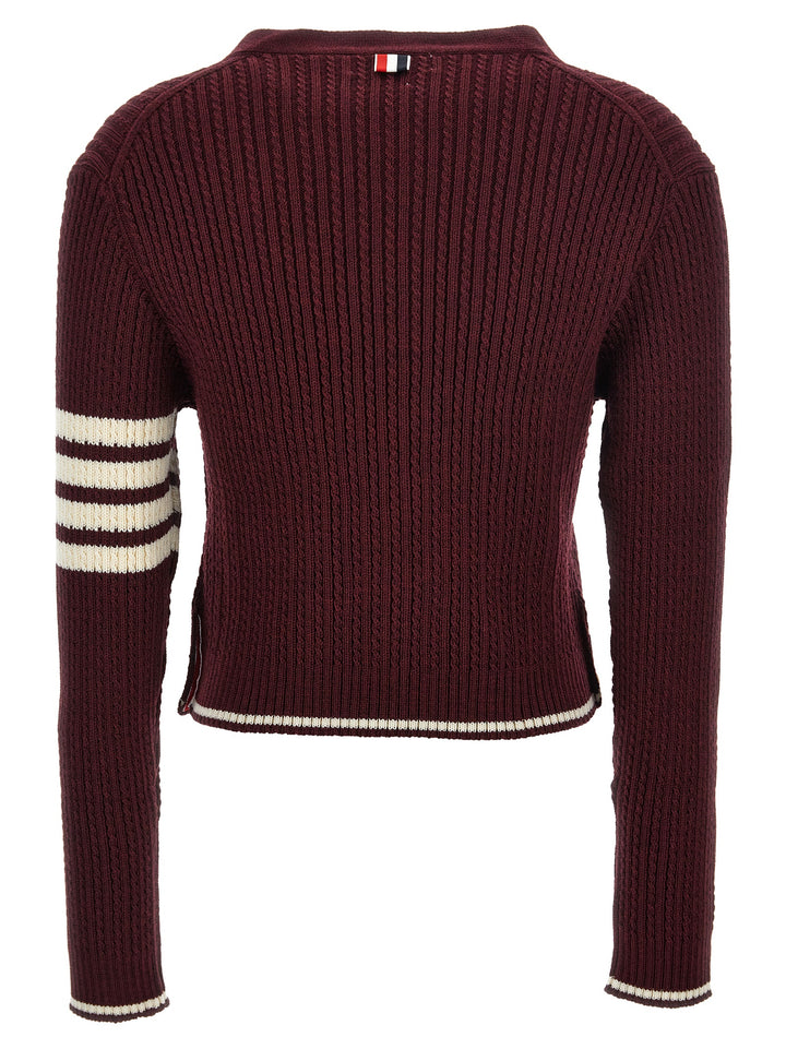 4 Bar Sweater, Cardigans Bordeaux