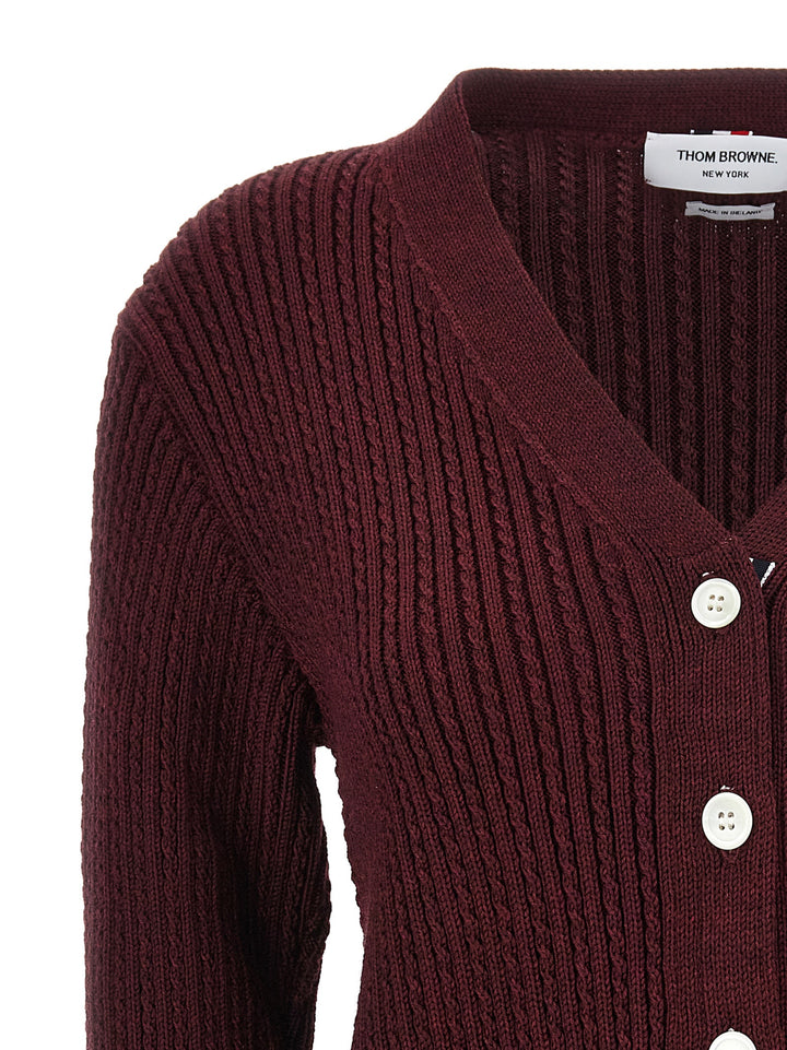 4 Bar Sweater, Cardigans Bordeaux